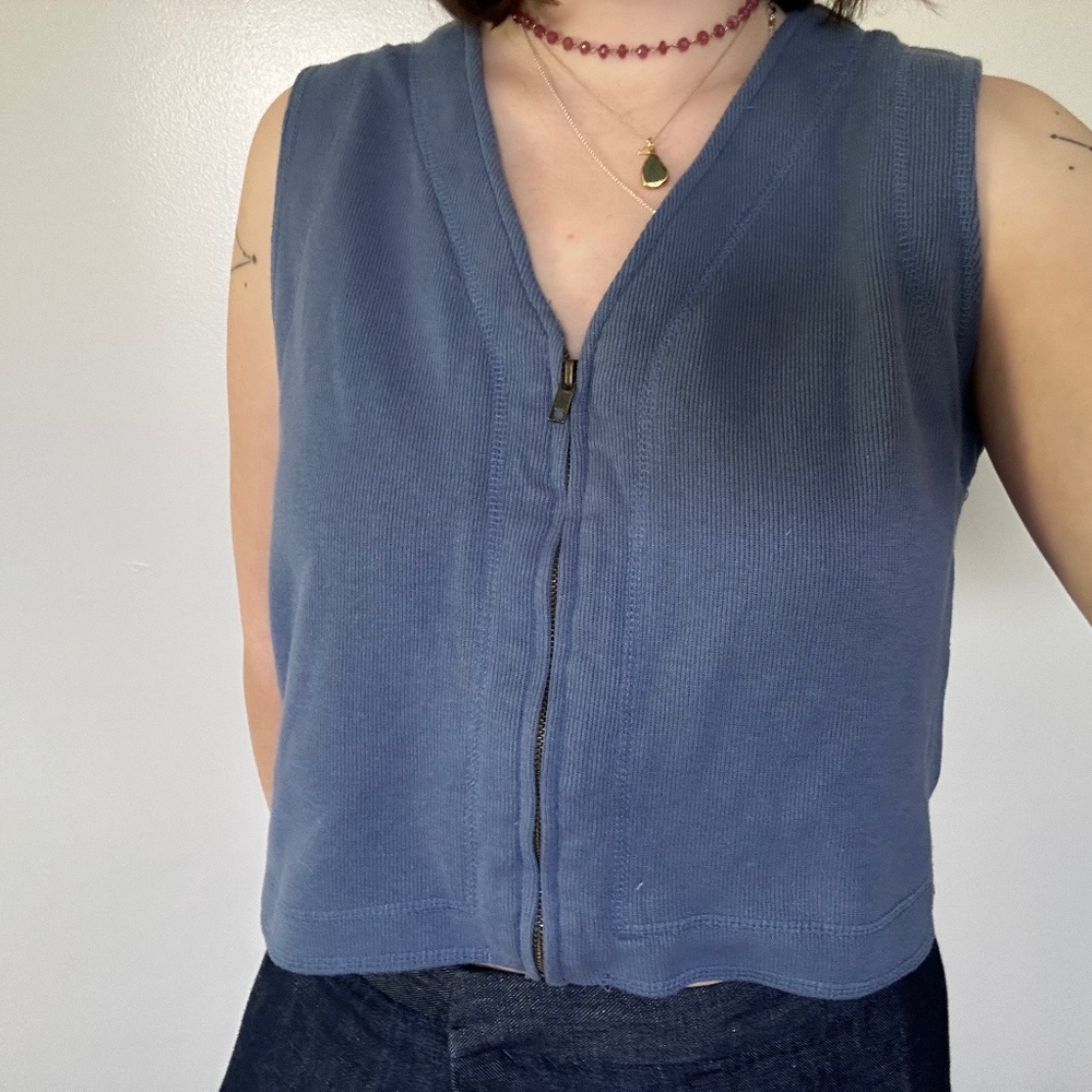 Zip up vest